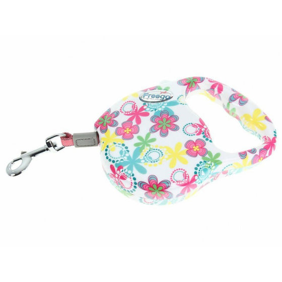 Dogness Correa Retractil Flower Para Perro 4 m