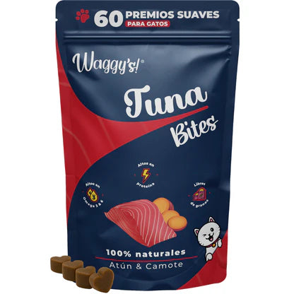 Waggy's Bites Gato Atun y Camote 60 g
