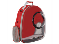 Mr. Wuff Mochila Burbuja para perro ROJO