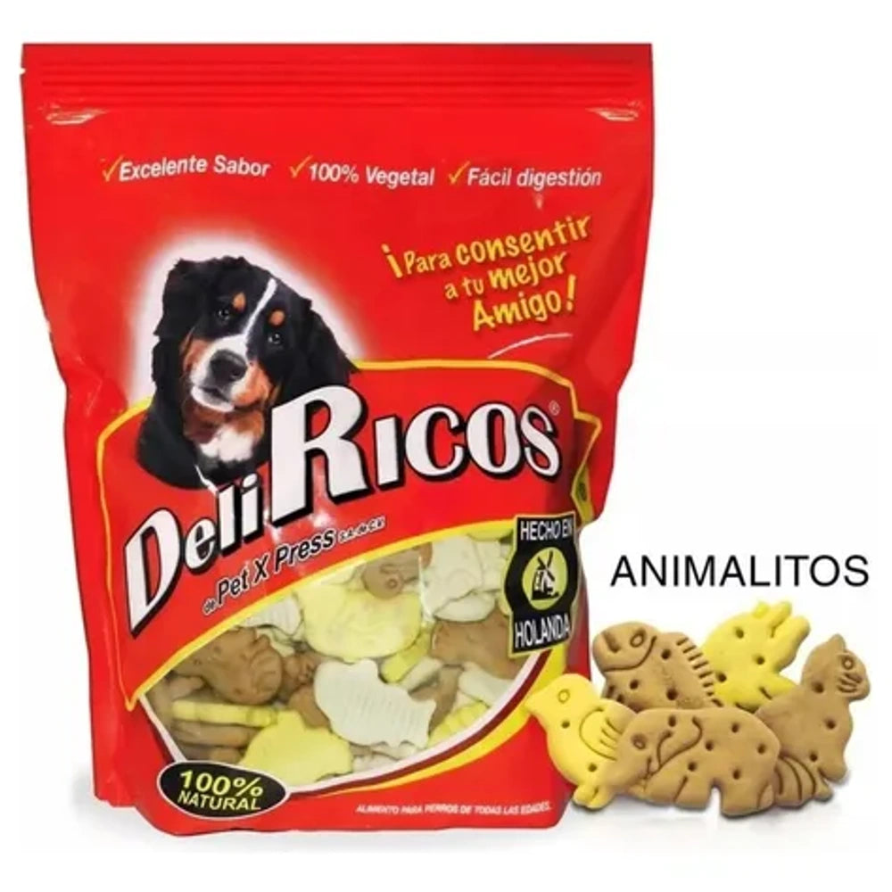 DeliRicos Animalitos Galleta Horneada para Perro 100 g