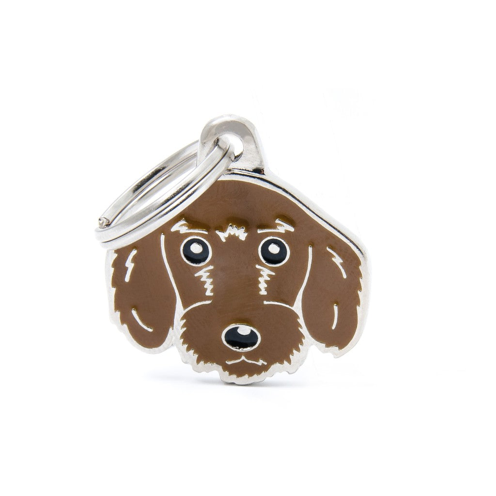 MyFamily Placa Friends Dachshund Pelo Duro Cafe