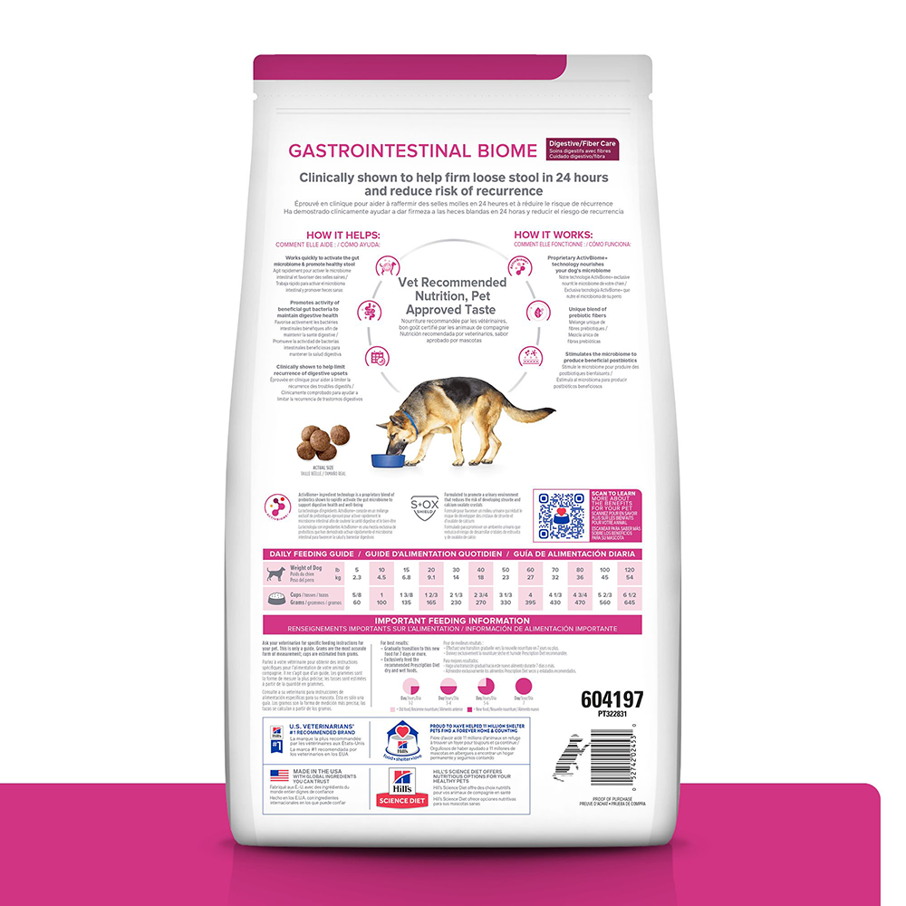 Hill's Prescription Diet GI Biome Enfermedad Gastrointestinal 3.6 kg - Alimento Seco Perro