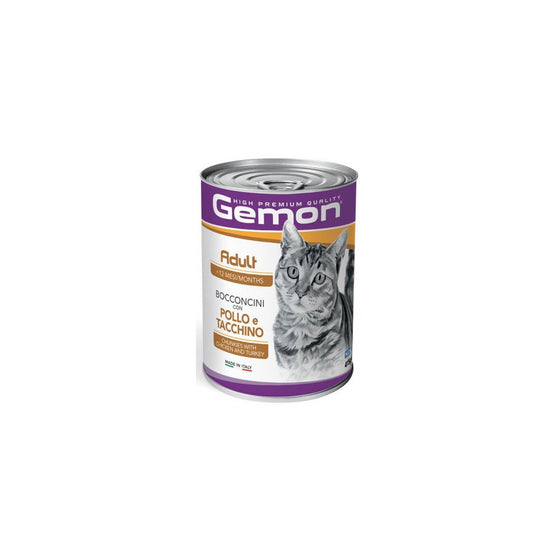 Gemon Bocconcini Gato Adulto Pollo y Pavo 415 g