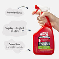 Instrucciones de limpieza de alfombras con Nature's Miracle Advanced