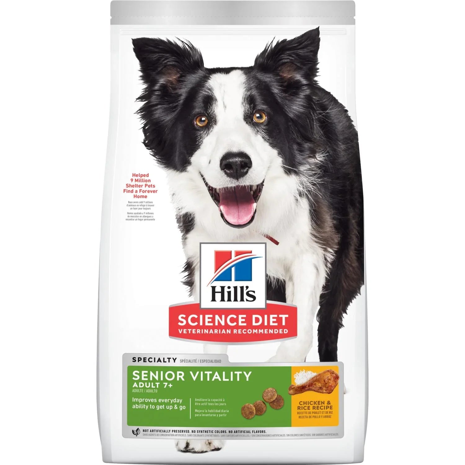 Hill's Science Diet Senior Vitality 7+ Small & Mini Perro Pollo y Arroz 5.7 kg