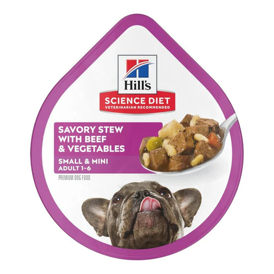 Hill's Science Diet Small & Mini Savory Stew — Tray