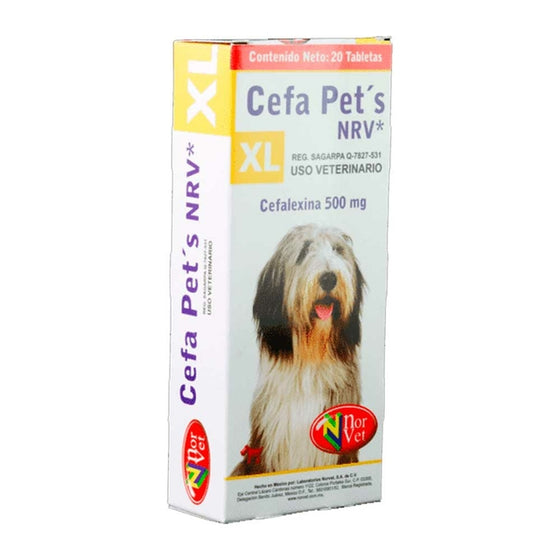 Norvet Cefa-Pets NRV XL 500 mg Tableta Pieza