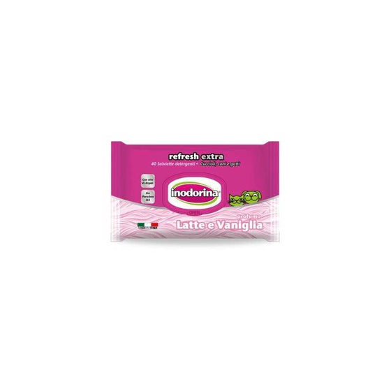 Inodorina Toallitas Milk & Vanilla 40 Piezas
