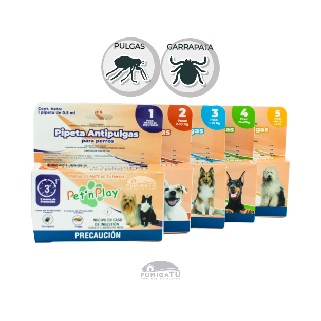 Pet'n Play Pipeta Antipulgas Fipronil No. 5 4.02 ml