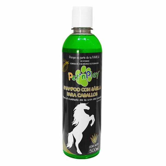 Pet'n Play Shampoo de Sabila para Caballo 500 ml