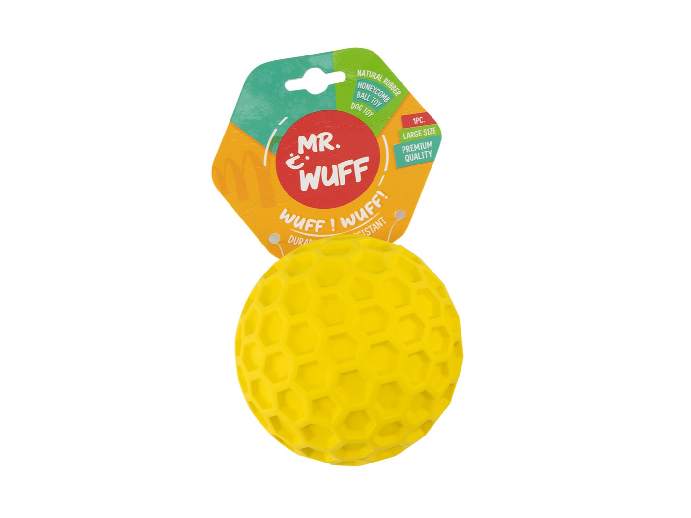 Mr. Wuff Pelota chillona AMARILLO CHICO