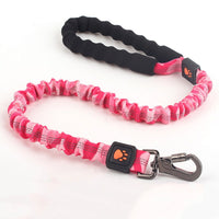 LiamPet Correa Elastica Zero Shock Camuflaje Rosa