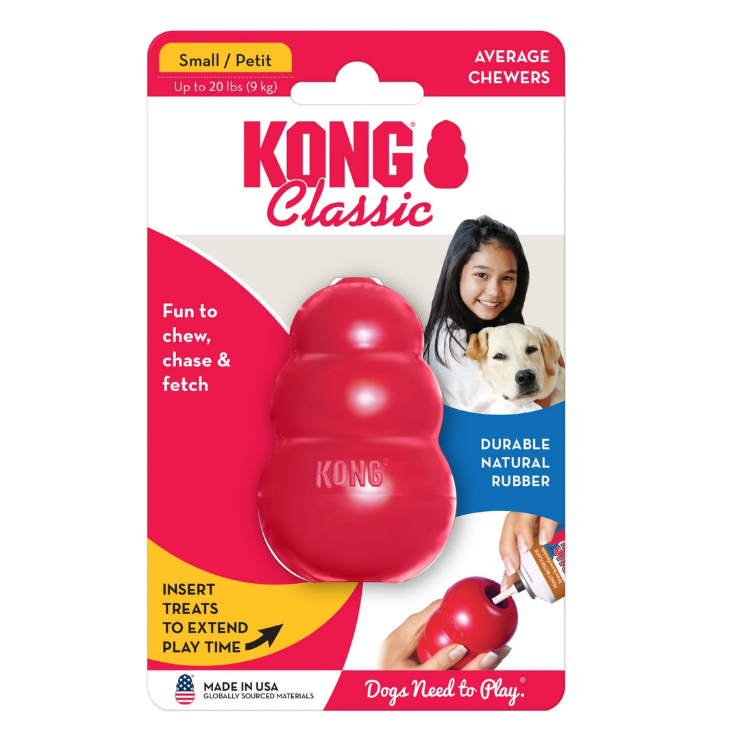 Empaque de KONG Classic talla Small para perros de hasta 9 kg