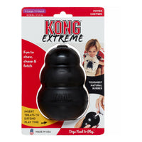 Juguete KONG Extreme color negro relleno con croquetas y premios para perro