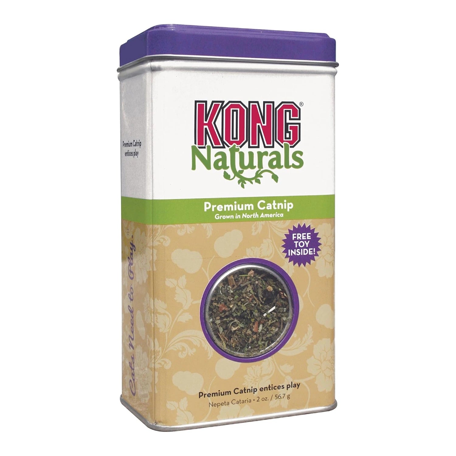 Lata de KONG Naturals Premium Catnip de 56.7
