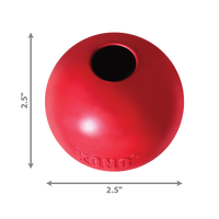 Medidas pelota roja kong