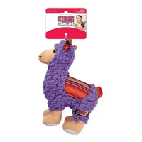 Empaque del juguete KONG Sherps Llama de felpa morada
