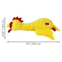 Dimensiones del juguete para perro KONG Pollo