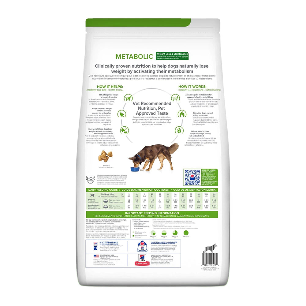 Hill'S Prescription Diet Metabolic - Bulto 12.5Kg