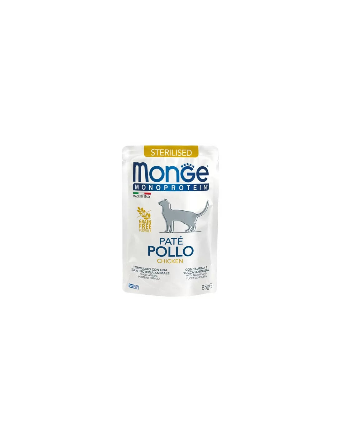 Monge Monoprotein Pate Gato Sterilised Pollo 85 g