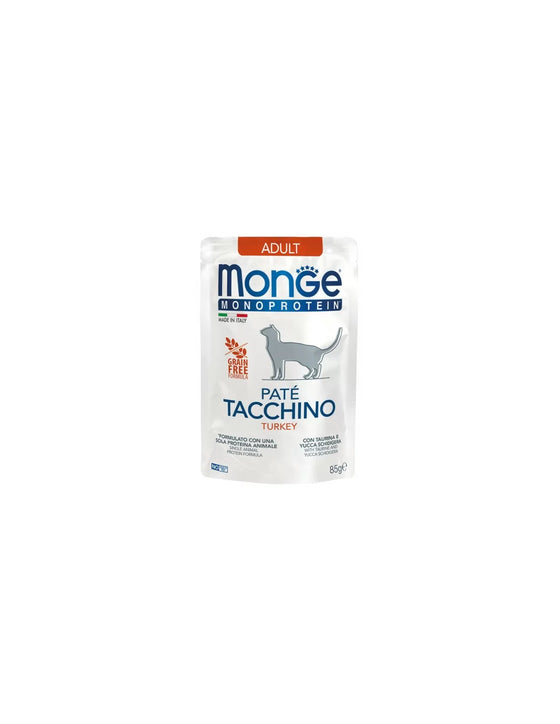 Monge Monoprotein Pate Gato Adulto Pavo 85 g