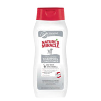 Envase frontal de Nature's Miracle Hypoallergenic Shampoo & Conditioner de 473ml para perros con piel sensible