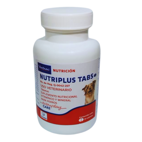 Virbac Nutriplus Tabs Perro 30 Tabletas