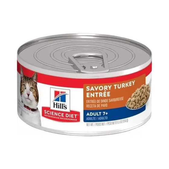 Hill's Science Diet Adult 7+ Pavo—Lata 82g