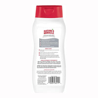 Reverso de Nature's Miracle Hypoallergenic con lista de ingredientes y modo de empleo