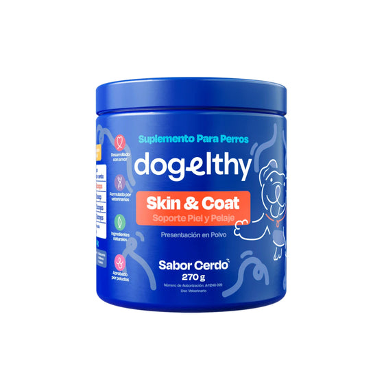 Dogelthy Piel y Pelaje sabor Cerdo