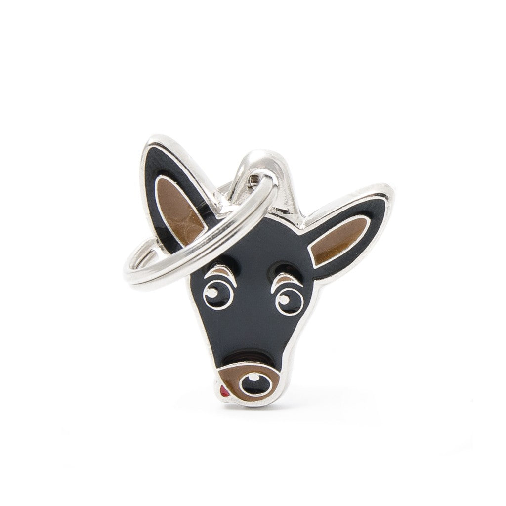 MyFamily Placa Friends Pinscher Negro y Cafe
