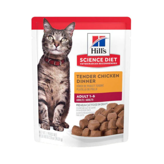 Hill's Science Diet Adult Tender Chicken — Sobre 79.37g