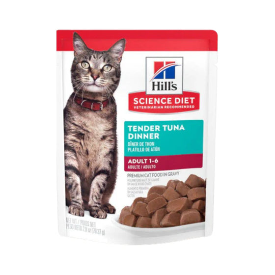 Hill's Science Diet Adult Tender Tuna — Sobre 79.37g