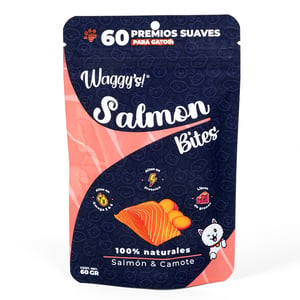 Waggy's Bites Gato Salmon y Camote 60 g