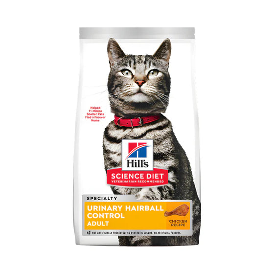 Hill's Science Diet Urinary Hairball Control Pollo - Bulto