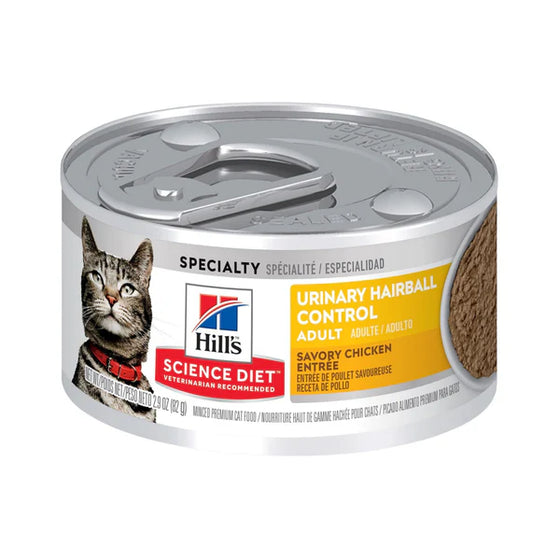 Hill's Science Diet Cat Urinary Hairball Control — Lata 82g