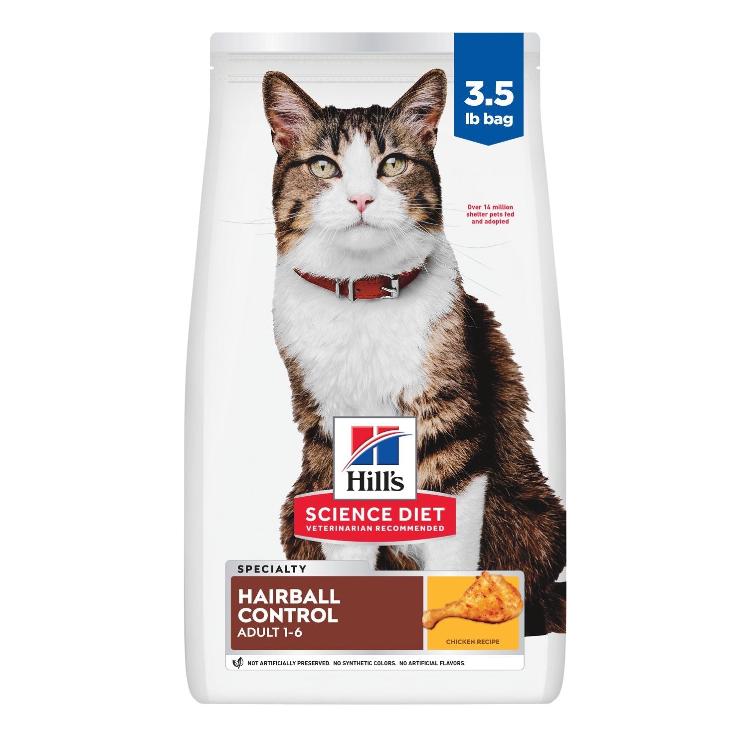 Hill's Science Diet Adult Hairball Control Gato Pollo 1.6 kg