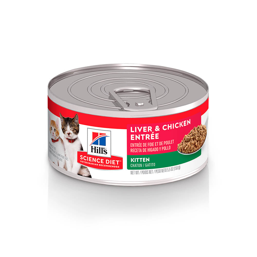 Hills Science Diet - Kitten Receta de hí­gado y pollo*