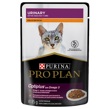 Pro Plan Pouch Gato Adulto Urinary Pollo 85g - Alimento Húmedo Gato