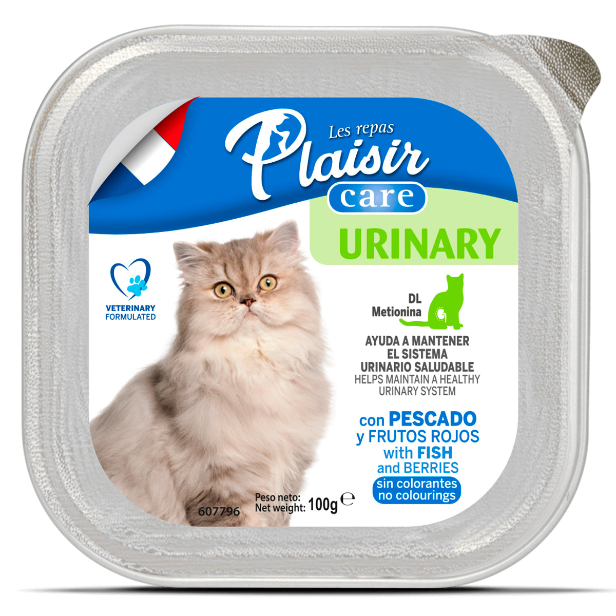 LES REPAS PLAISIR CARE GATO PATE CON PESCADO Y FRUTOS ROJOS URINARY