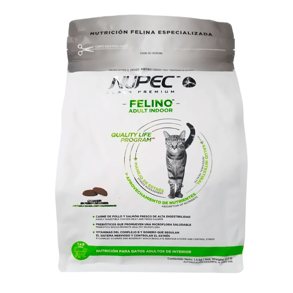 Nupec - Felino Adult Indoor 3kg