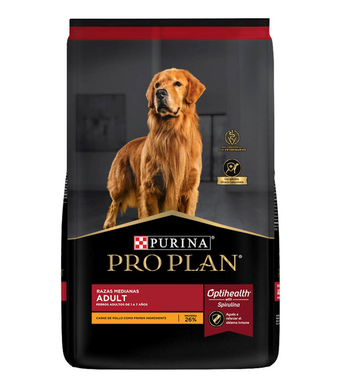Purina Pro Plan Alimento Seco para Perro - Raza Mediana Adulto, 7.5 Kg