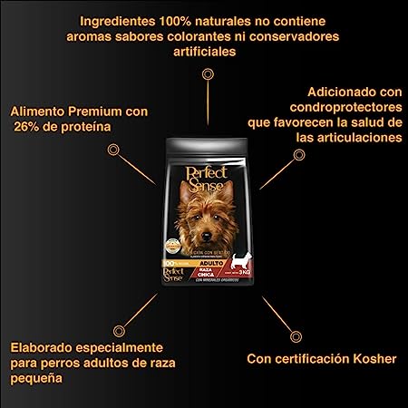 PERFECT SENSE ADULTO RAZA PEQUEÑA 3 KG