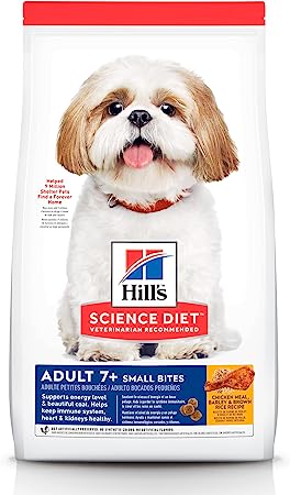 Hill's Science Diet Small Bites, Alimento Seco para Perro Adulto 7+, 2 Kg / 4.4LB