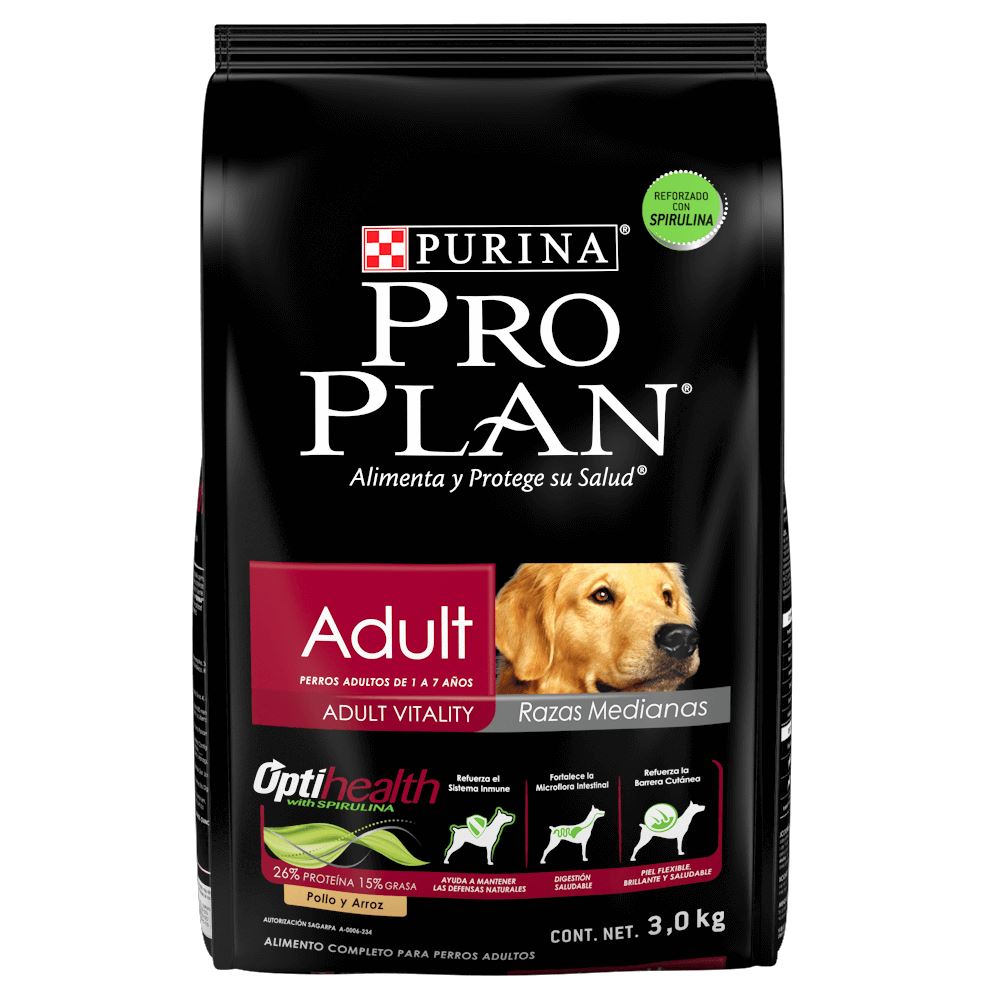 Pro Plan® Adult Razas Medianas OptiHealth