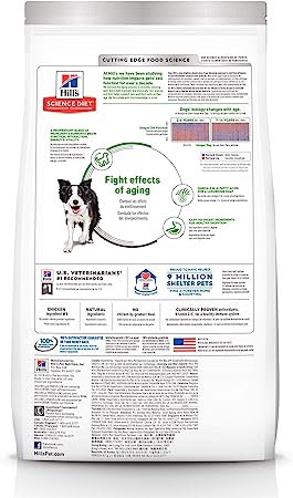 Hill's Science Diet, Alimento para Perro Youthful Vitality 7+ años, Seco (bulto) 5.7kg