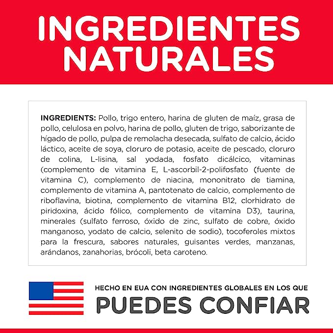 Hill's Science Diet, Alimento para Gato Adulto Hairball Control, Seco (bulto) 1.6kg