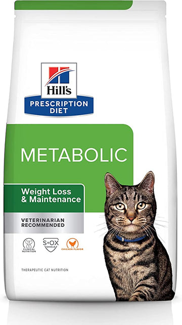 Hill's Prescription Diet Metabolic Alimento Seco Control de Peso para Gato Adulto 8.5Lb/3.8Kg 1955