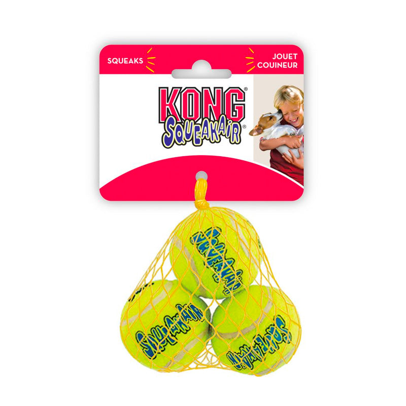 KONG Pelotas Squeakair M 3 PZAS AST2