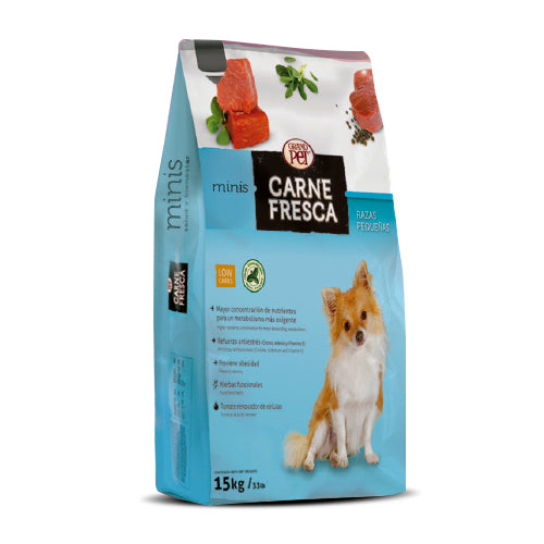 Carne Fresca MINI - Alimento para perro Adulto Razas Pequeñas